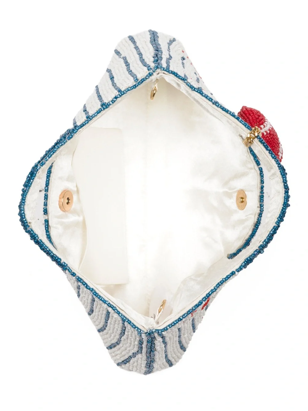 Made in India Baseball Beaded Clutch - Picture 2 of 3